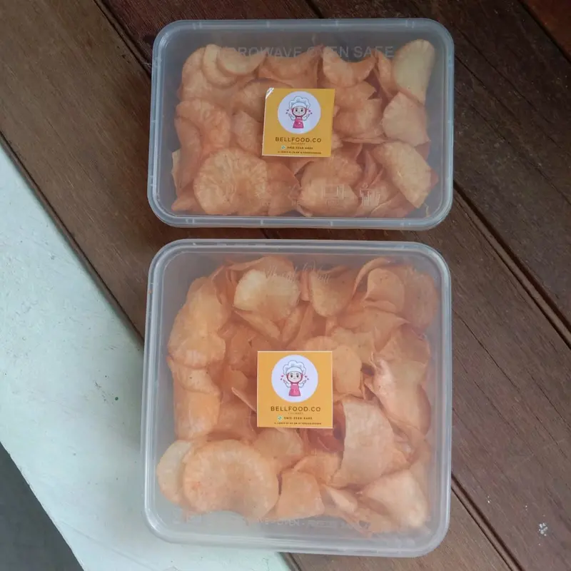 Keripik Singkong Pedas Balado Camilan Snack Food Kripik 4