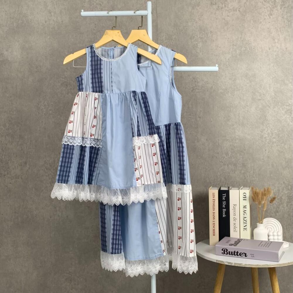 [NEW]CHICMORE Gaun Wanita Gaya Kasual Modis Tanpa Lengan Trendi