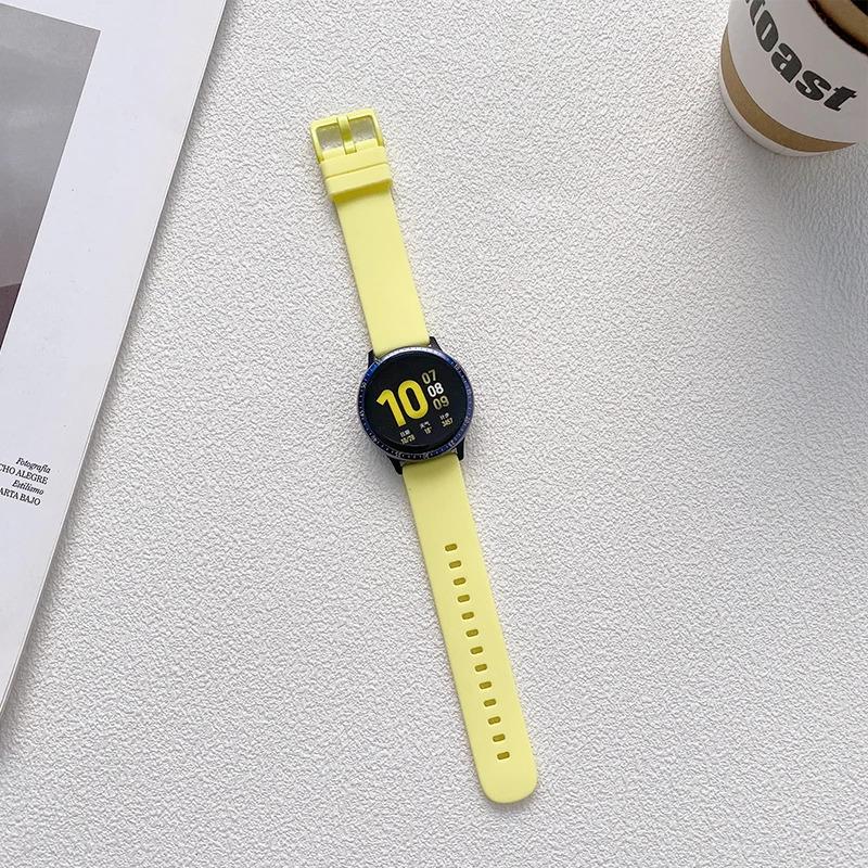 Product Introduction of 18mm/20mm/22mm Watch Band For Amazfit GTS/2/2e/GTS2 Mini/GTR 3/Pro/47mm/GTR2/2e/strata 2/3 Sport Silicone Bracelet Amazfit Bip 6