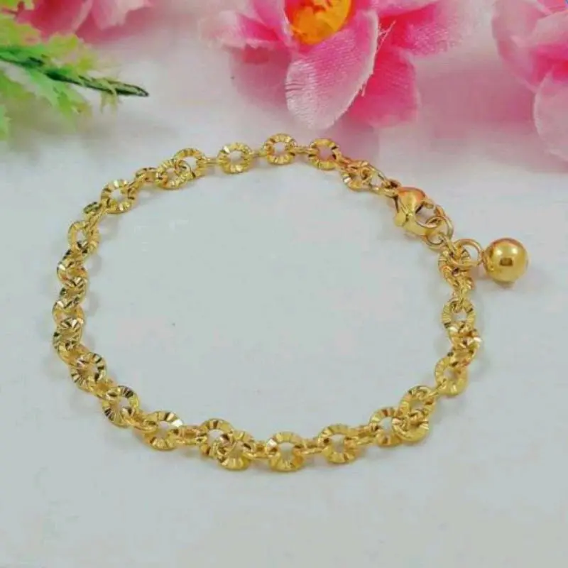 Gelang Tangan Nuri Motif Titanium Aksesoris Elegan