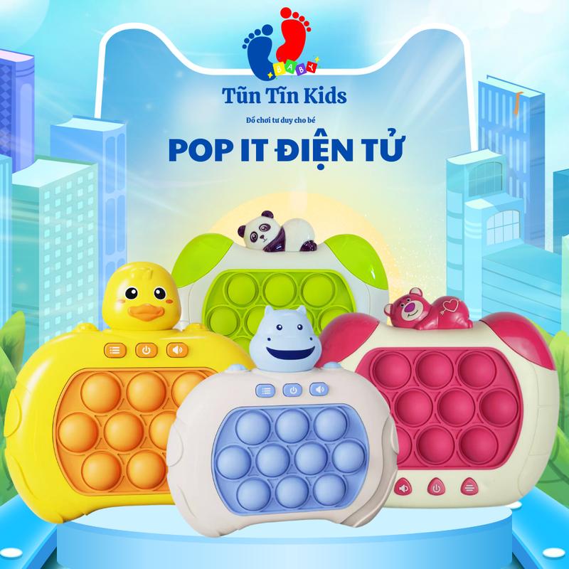 Pop It điện tử thế hệ mới - Đồ chơi popit với nhiều màu sắc đa dạng, có nhạc có đèn phù hợp với cho mọi lứa tuổi Giảm Stress
