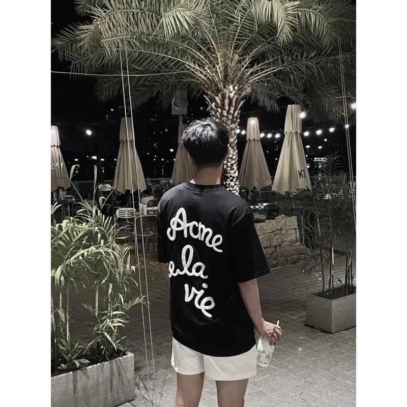 Áo Phông In Nổi AC.ME Form Rộng Chất Cotton 2Chiều Unisex 5