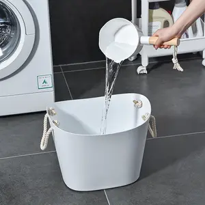 【ZEN】Baskom Gayung Ember Nordic Style Mewah Multifungsi Peralatan Kamar Mandi Toilet Perlengkapan Dapur