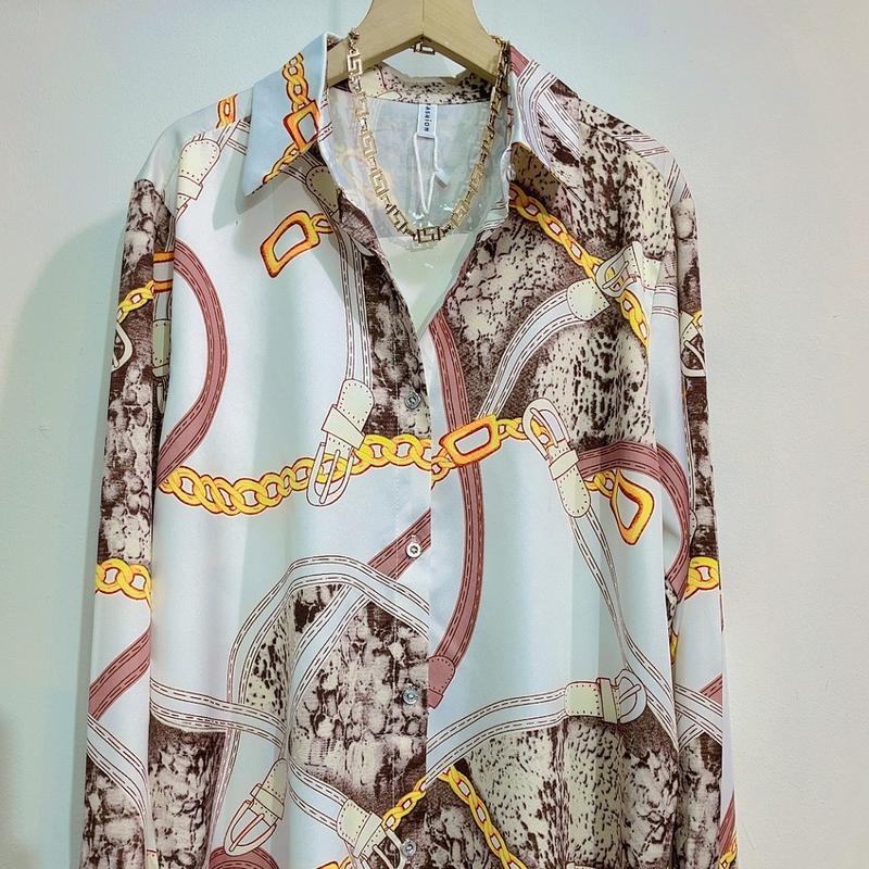 New Kemeja silk VINTAGE ( LD 114cm PJG 70cm ) 2