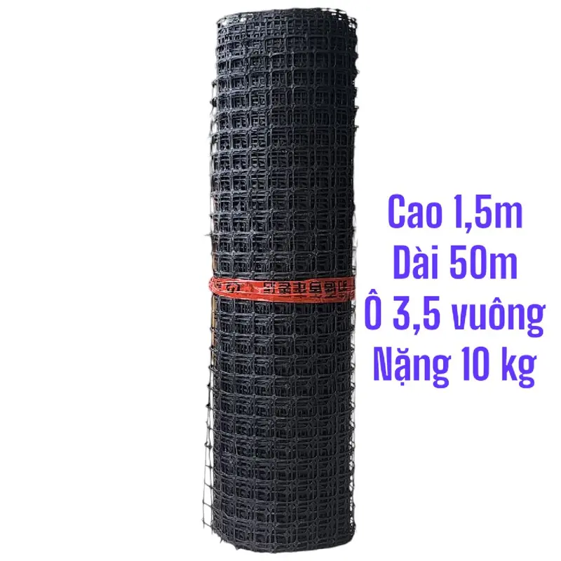 Lưới rào nhựa dẻo, loại 2. Quây ao, rào vườn, làm chuồng trại bảo vệ vật nuôi... 3