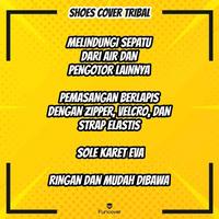 Gambar Rain Cover Shoes | Jas Hujan Sepatu FUNCOVER TRIBAL Original dari ZackyBylla motoShop Kab. Bogor 3 Tokopedia