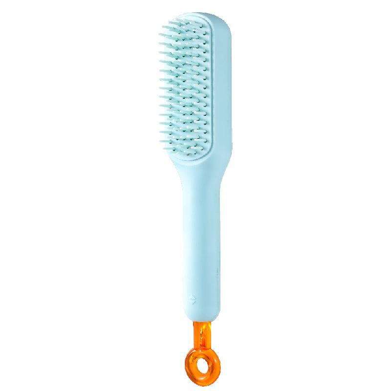 Product Introduction of Portable Telescopic Comb With Mirror Self Cleaning Hair Brush Massage Anti-static Hair Smoothing Comb Hairdressing Tools 26