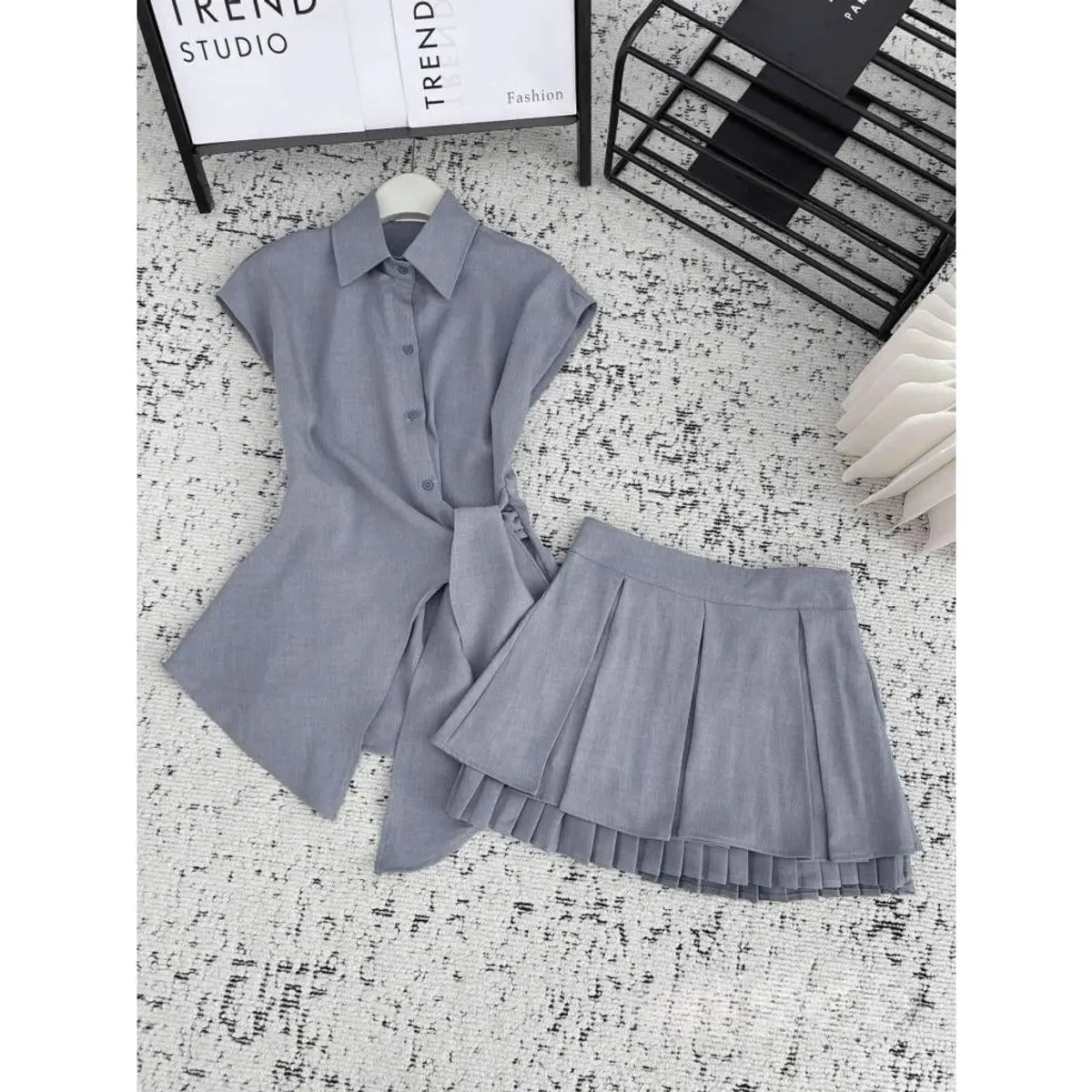 MẬP STYLE (47-90 KG) ÁO KIỂU XÁM TAY HẾN, CHẤT COTTON XƯỚC CAO CẤP CO GIÃN, FORM CỘT EO SANG CHẢNH, CHE KHUYẾT ĐIỂM TỐT