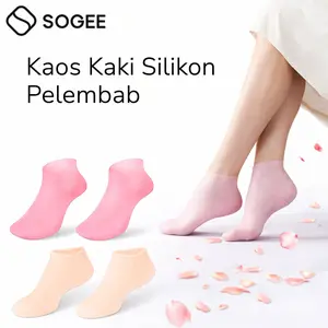 SOGEE - Kaos Kaki Silikon Pelembab Full Silikon Elastis Anti Pecah Solusi Tumit Kering & Kapalan Perawatan Kaki A003