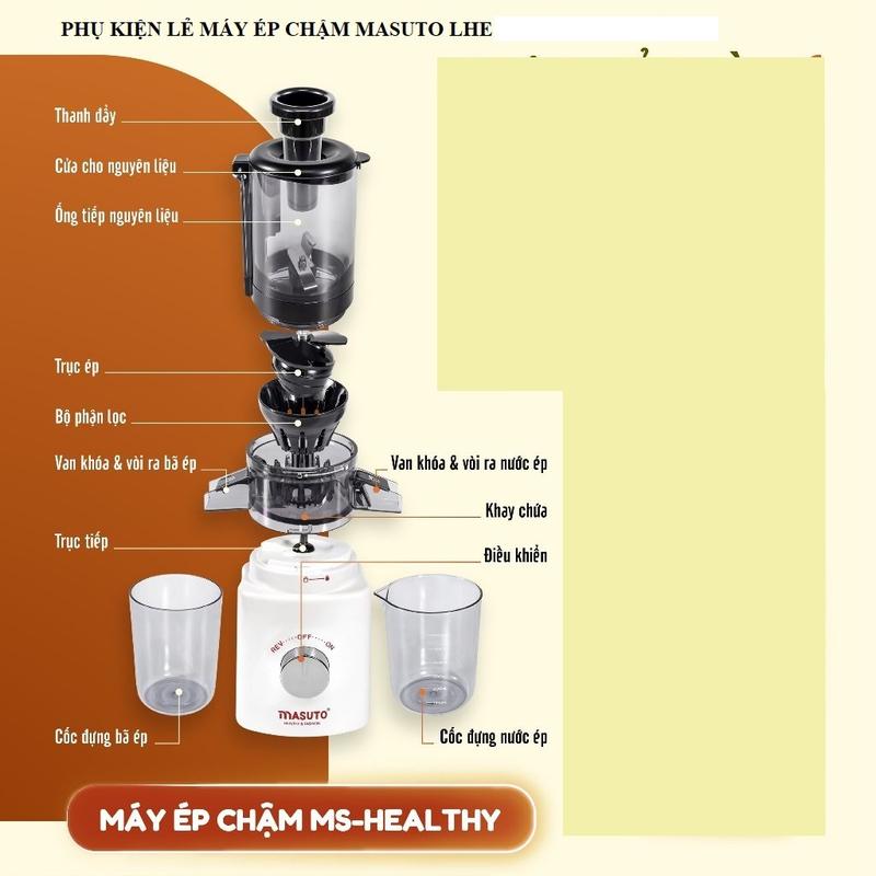  Phụ Kiện Máy Ép Chậm Masuto MS-HEALTHY 