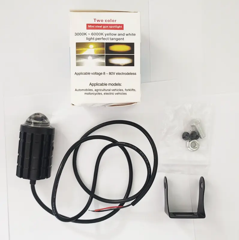Lampu Tembak Laser LED 2 Warna Lampu Sorot Mobil Lampu Sorot Motor Lampu Tembak Laser Gun 2