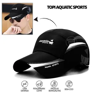 Topi Sports Olahraga Aquatic Renang Ukuran Dewasa Anti Panas Sinar Matahari Outdoor