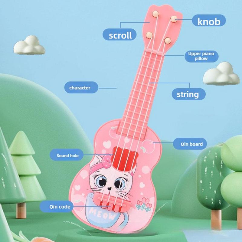 Product Introduction of Đàn Ghi Ta Dễ Thương, Dành Cho Trẻ Từ 5-9 Tuổi, Đàn Ghi Ta Ukulele, Đồ Chơi Âm Nhạc Cho Trẻ Mới Biết Đi, Thích Hợp Cho Trẻ Mới Biết Đi Từ 1-3 Tuổi, Âm Nhạc, A6J8 35