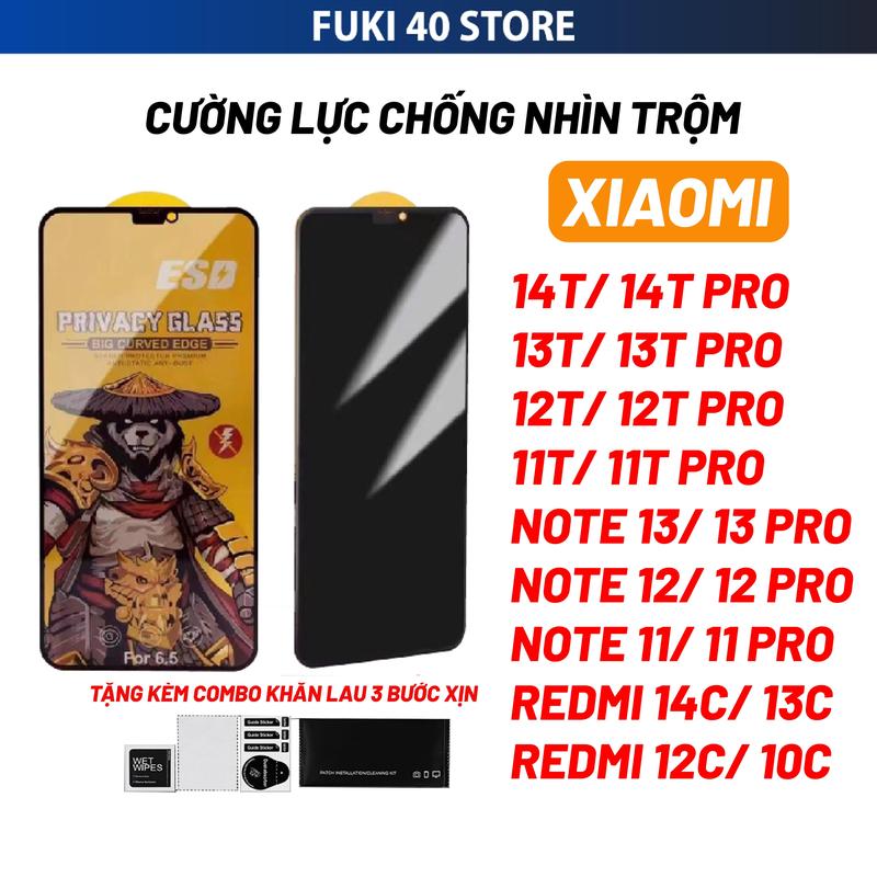  Kính cường lực chống nhìn trộm cho Xiaomi Redmi Note 13 12 12s 11 Pro Note 10 Pro Note 9s K30 5G K40 K50 Gaming 10 10C 12C 13C 10A A1 A2+ A3 10X 9 9A 9C 9T 8 7 14T 13T 12T 11T Pro 10T Mi 11 Lite Poco C40 C65 F4 F3 M5 M5s M4 M3 X4 GT X3 Pro Nfc X4 X5 