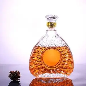 Temkin Whisky Decanter Glass Bottle Liquor Scotch Luxury 750ml - C05