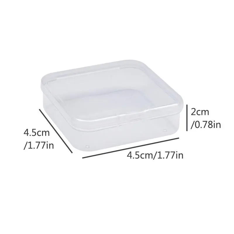 Small Transparent Storage Box (12pcs), Mini Storage Box for Small Items, Easy to Carry Small Parts, and Accessories 1