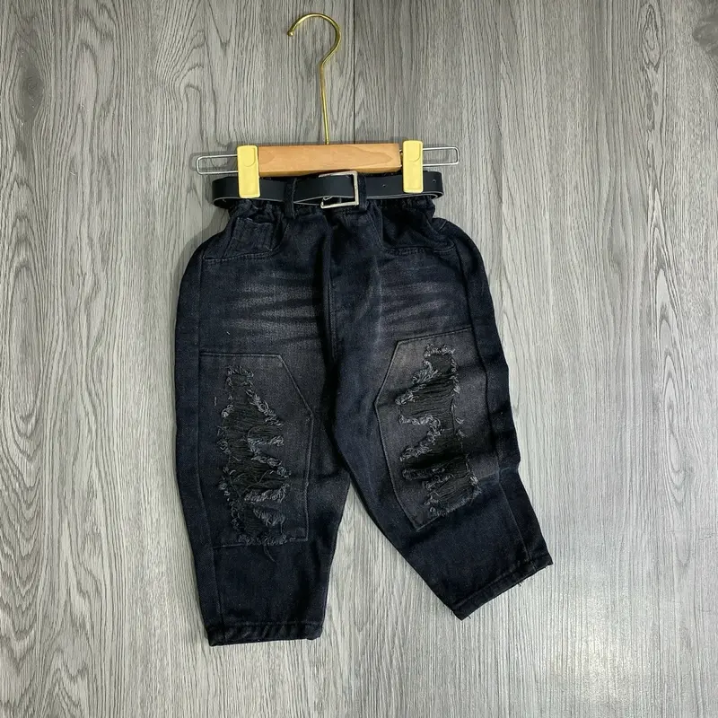 Quần baggy jean cho bé có sz từ 8-28kg( mua 3 bo  kèm 1 kính - 5 bộ kèm đồng hồ) [Shop Linh kids 88) 7