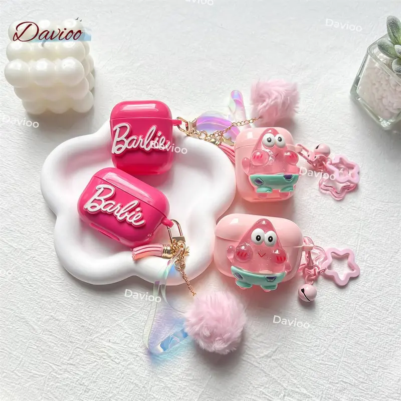 Pelindung Apple Airpods 1 2 3 Pro Pro2 Pelindung Earphone Soft TPU Motif Bervariasi 3