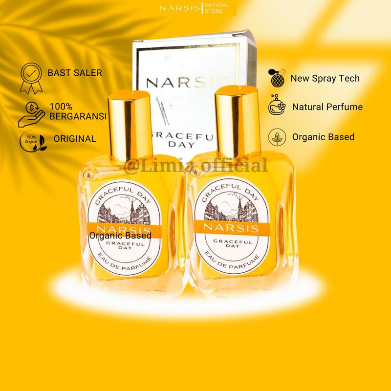 Narsis Graceful Day Eau de Perfume Parfum Wanita  Woody Creamy Red 2