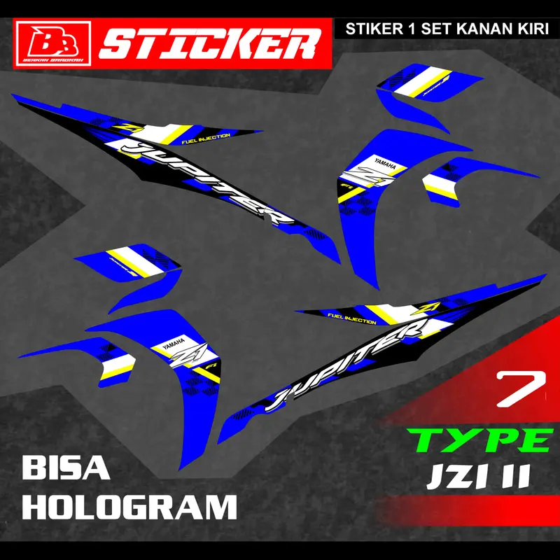 STICKER PREMIUM STIKER MOTOR STRIPING YAMAHA JUPITER Z1 JZI 11 Motorcycle 4