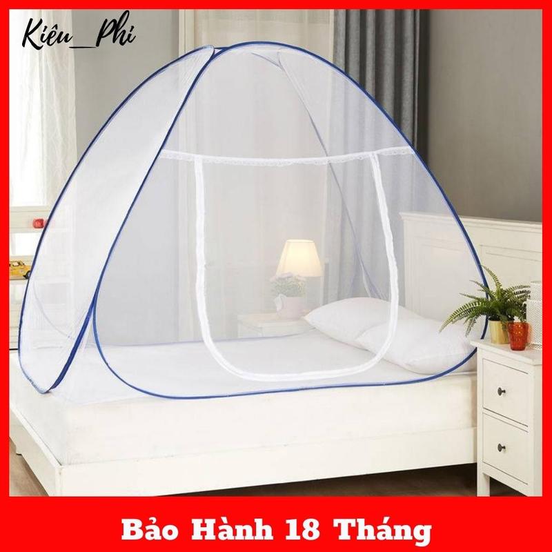 Màn mùng gấp gọn cao cấp - màn đỉnh chóp mùng chụp tự bung gia đình, màn ngủ chống muỗi người lớn Kiều Phi