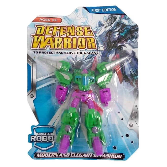 Gambar Defense Warrior Mainan Robot Plastik - Orange Merah dari Grandia Shop Kota Tangerang Selatan 4 Tokopedia