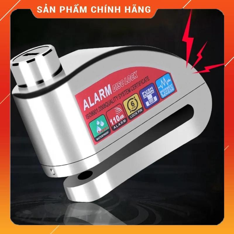 Ổ Khoá Phanh Đĩa Xe Máy Báo Động Có Còi Hú Chống Trộm Alarm Disc Lock Chống Nước An Toán Chắc Chắn