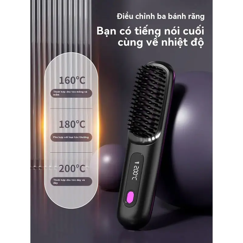 SẢN PHẨM MỚI 2025 : LƯỢC ĐIỆN ION ÂM- HÀNG CHÍNH HÃNG 6
