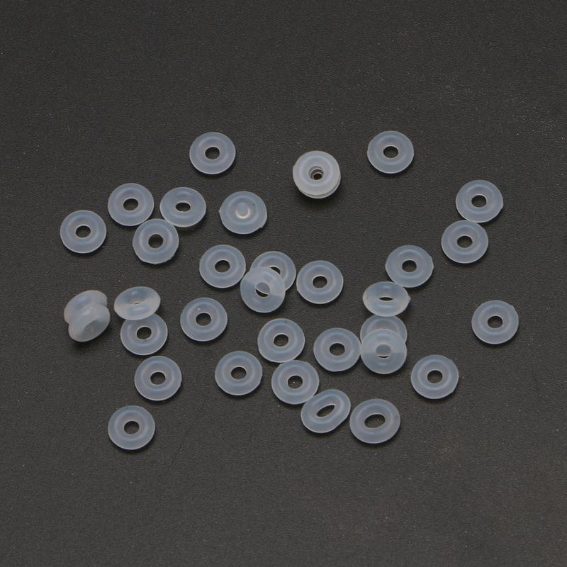Product Introduction of Rubber Stopper Rings Silicone Beads Fit European Charm Bracelet Beads for Jewelry Making Needlework Clip Lock Spacer 24