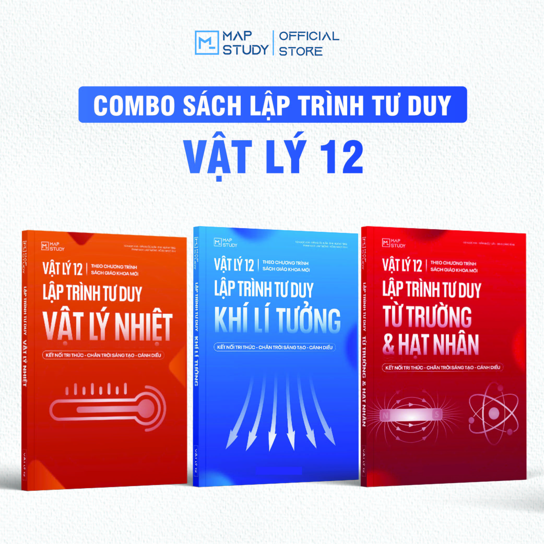 [COMBO LÝ 12 Chương Trình Mới] Combo 3 Sách Lập Trình Tư Duy Vật Lý 12 - Vũ Ngọc Anh, Trần Quốc Tuấn, Đinh Hoàng Tùng