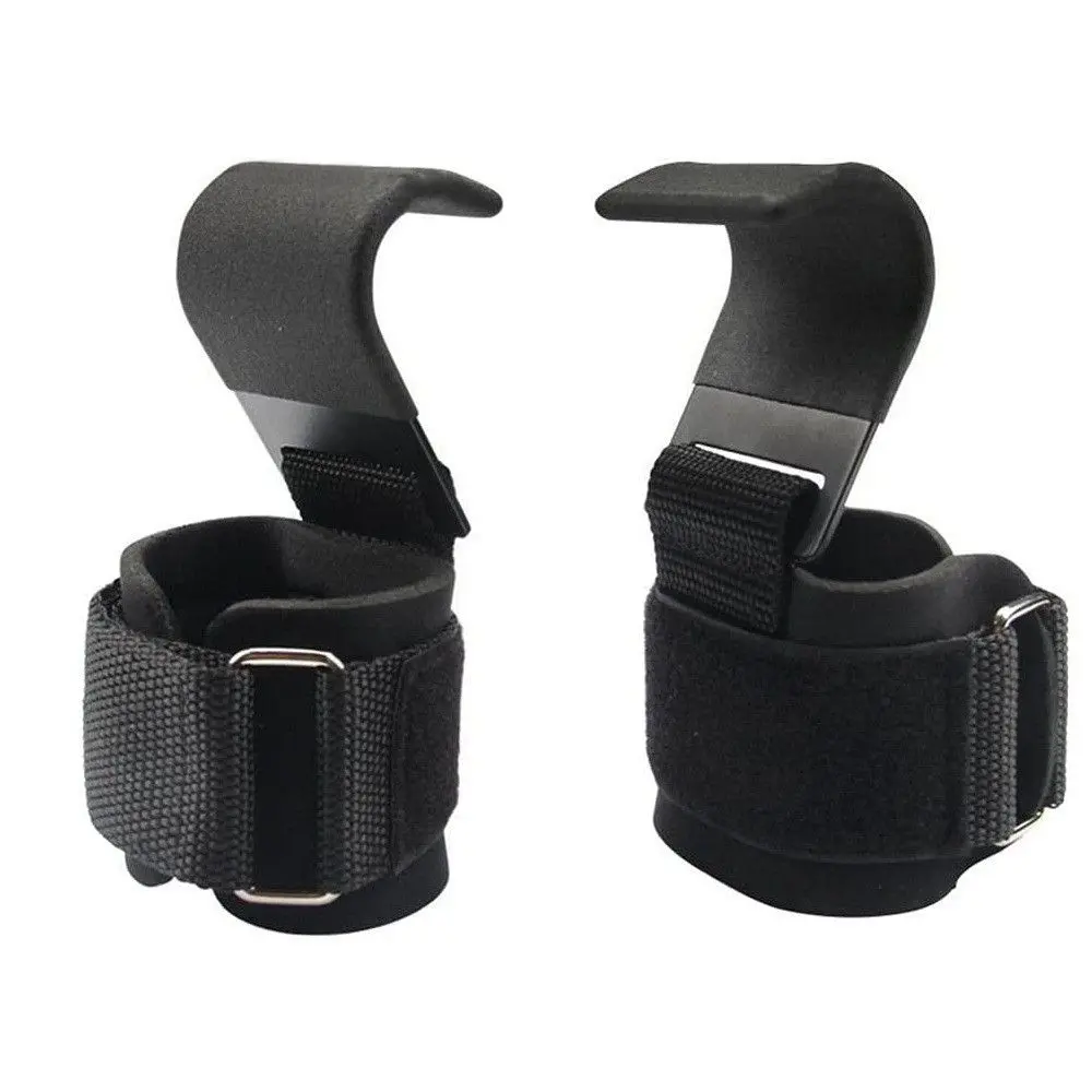 Cangkuk Cengkaman Tarik Atas, Bar Mendatar, Dumbbell Bantu Kecergasan, Barbel, Keras, Uniseks, Boleh Laras, Gelang Tangan Yoga, untuk Pergelangan Tangan Fitness Outdoor