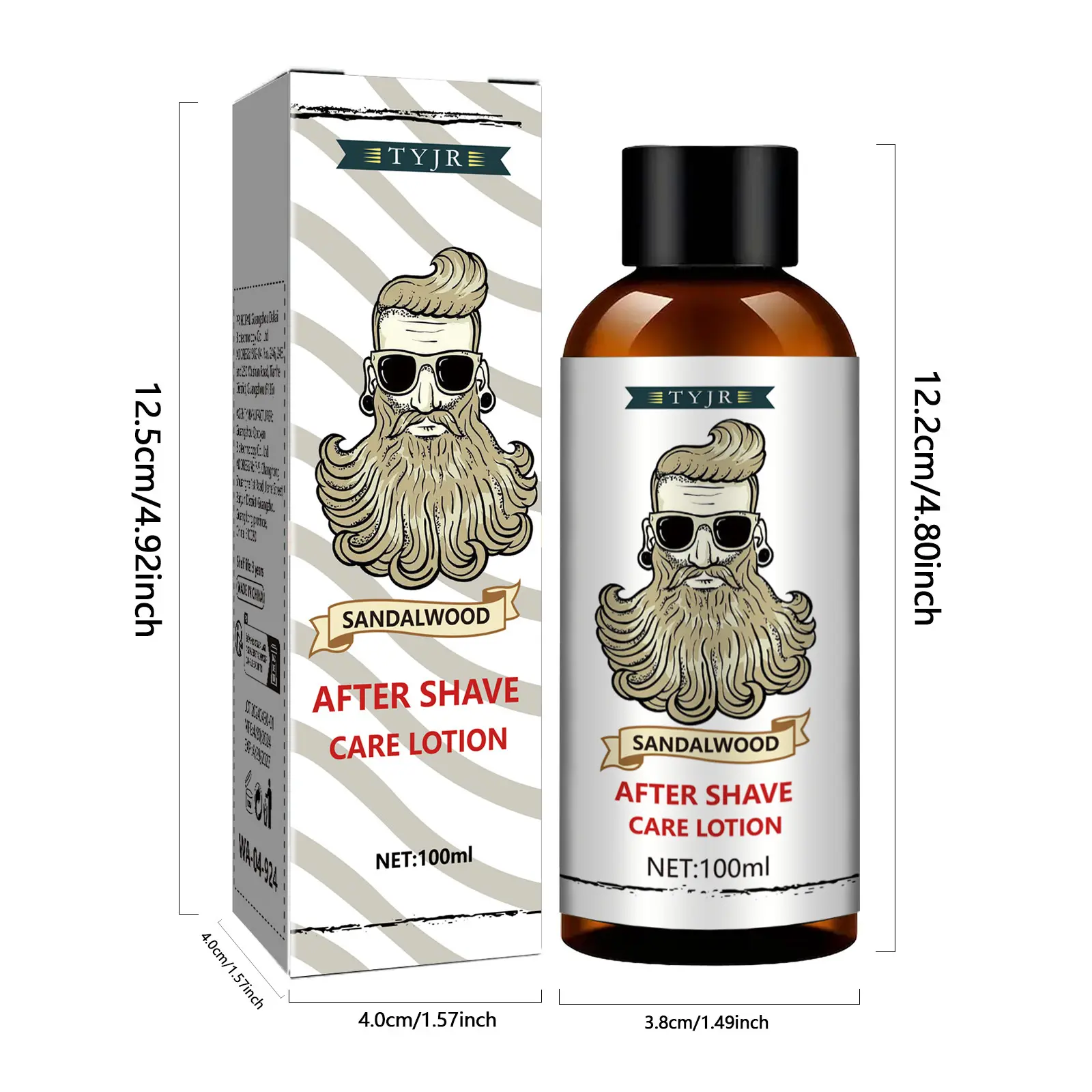 TYJR Men's After Shave Lotion Moisturizing Hydrating Refreshing Pore Minimizing Shaving Lotion In Stock
