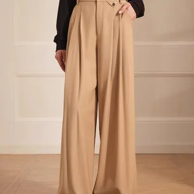 blue wool winter pleated skirt for women with wide waist band 2245 blue wool winter pleated skirt for women with wide waist band 2245