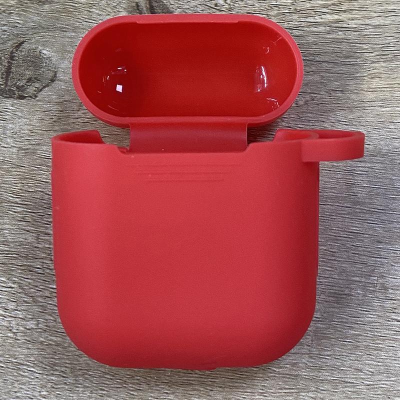 Vỏ AirPods, Tương thích với AirPods 3, Vỏ tai nghe Apple màu cầu vồng, Vỏ silicon màu Trơn có Móc, Phát hành năm 2025 1