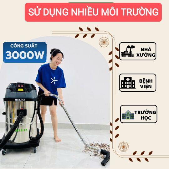 Product Introduction of Máy hút bụi nước công nghiệp 2 motor 3000W cực mạnh Hiclean cao cấp ( HT70new) 19