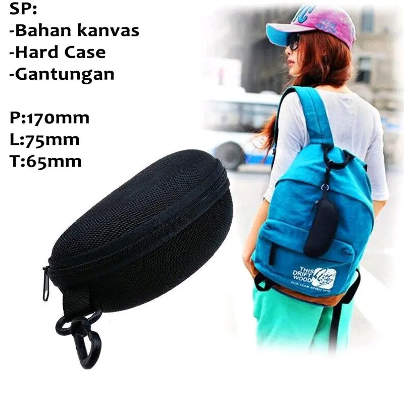 Kotak Kacamata Reseleting box Sunglasses Termurah / Tempat Kacamata Resleting waterproof 1