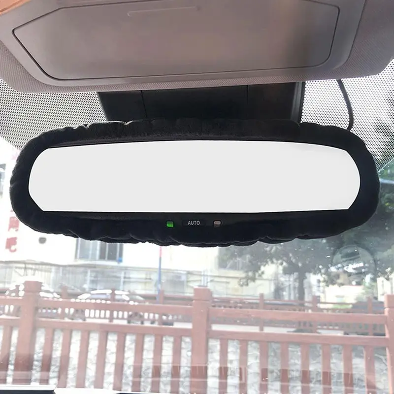 Car Rearview Mirror Cover, Car Rearview Mirror Decorative Cover, Car Interior Accessories 2