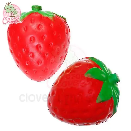 JUMBO STRAWBERRY SQUISHY besar 0