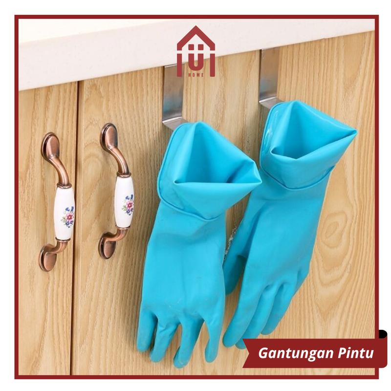 Product Introduction of UNISO HOME - [1 PCS] GANTUNGAN PINTU BESI HOOK TANPA PAKU 9