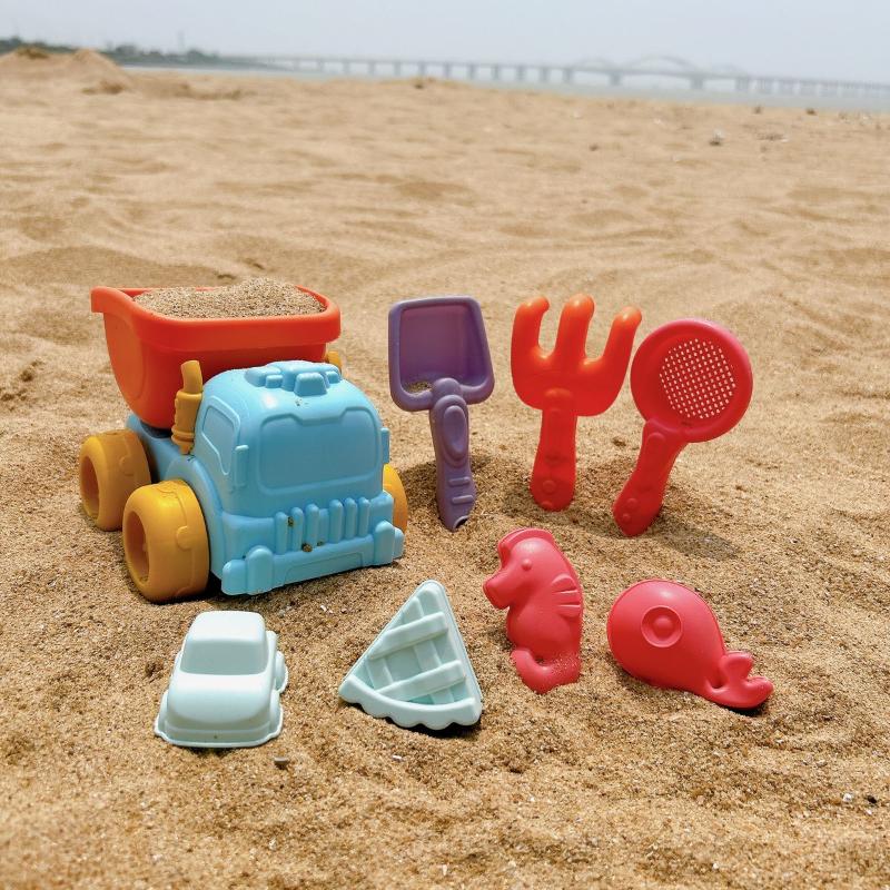 Product Introduction of Sand Digging Tools, Children's Beach Toys, ATVs, Children Playing At The Beach, Sand Castle, Bucket Set, Water Toys 34