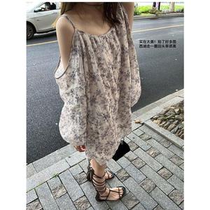 เสื้อชั้นใน ลายดอกไม้ เปิดไหล่ แขนยาว สำหรับผู้หญิง มาใหม่