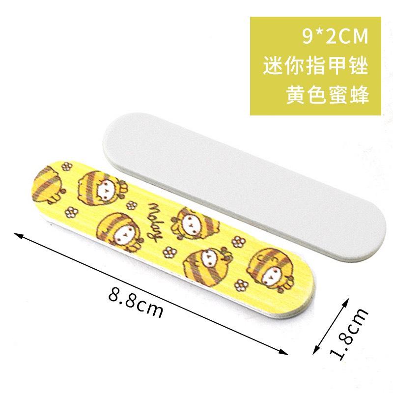 Dũa móng tay mini 9cm họa tiết màu sắc dễ thương hỗ trợ làm móng, tiện mang du lịch va ngoài phố 5