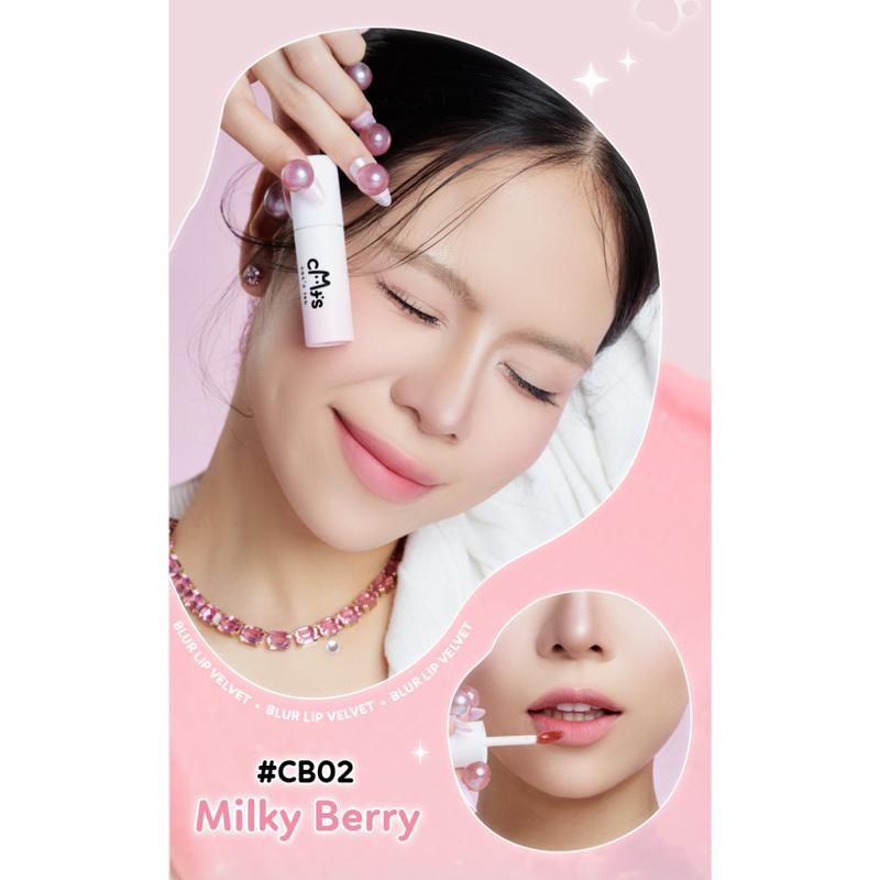 [LIVESTREAM] Combo 2 Cây Cat's Lab Blur Lip Velvet Chất Lì Mềm Mịn và Dễ Tán 25.5g 6