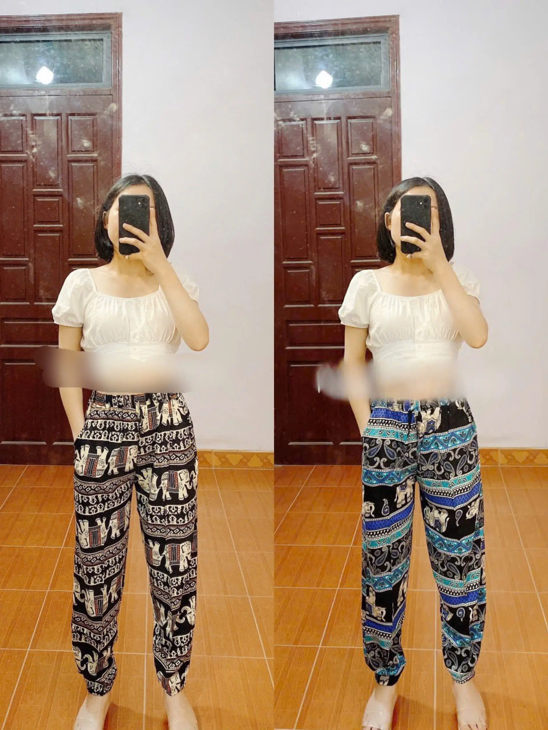 QUẦN LANH THỔ CẨM DÀI (bo chun chân)