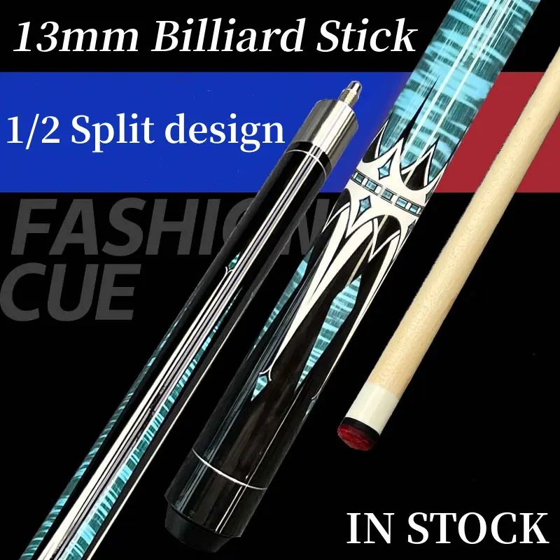 58 Inch Billiard Cue for Men/Women 13 mm Leather Tip Pool Cue Sticks with Cue Case Premium Pool Cue Set Professional Canadian Maple Wood Pool Stick