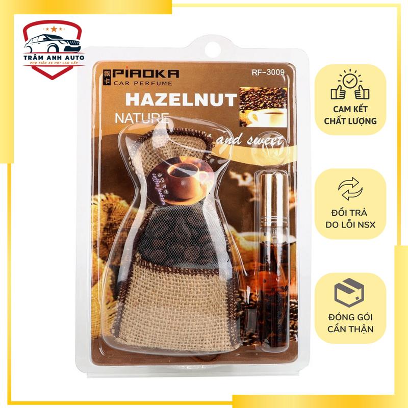 Túi hạt Cà Phê khử mùi treo xe Ô tô kèm tinh dầu