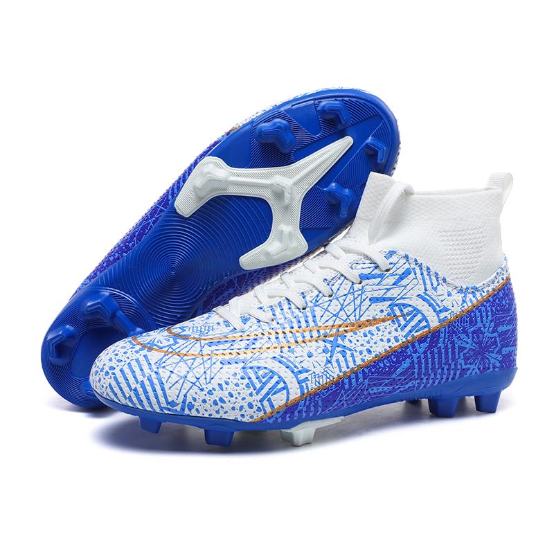 Product Introduction of Men Comfortable Breathable Football Shoes Lightweight Shock Absorption Training Shoes Artificial Grass Native Pasture Soccer Shoes 3