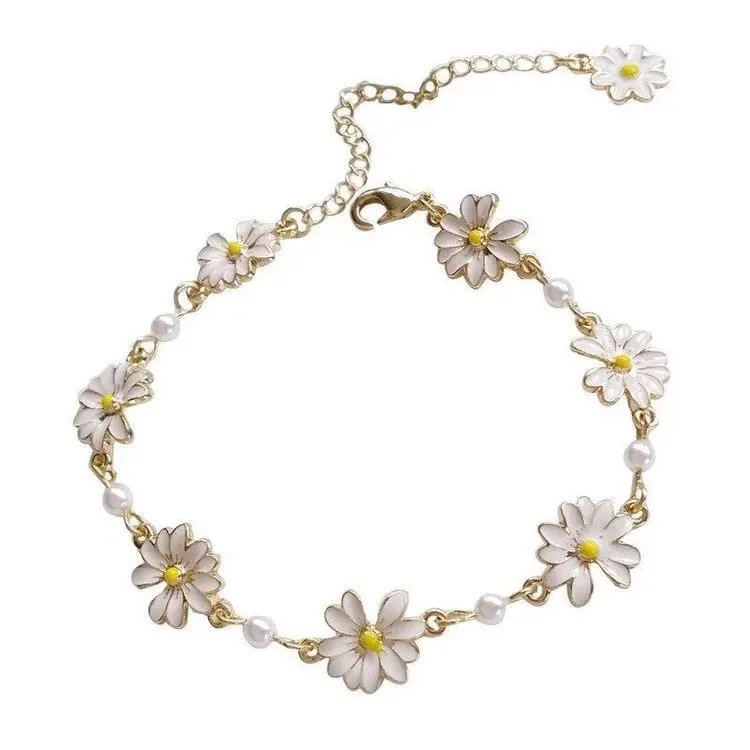 Gelang Cantel Flower Daisy White