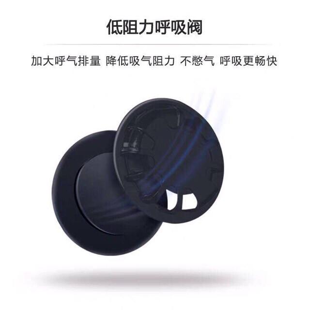 FREE SHIP 99k Khẩu trang Nhật kháng khuẩn có nắp thông khí. 9
