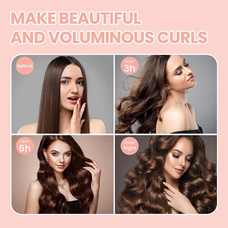 Spring Hair Curler Set, 3 Counts/set Haircare Hair Curler, Hair Styling Magic Wand, No Heat Curling Rod Headband, Hair Styling Tools, Curling Wand, Hair Products 6
